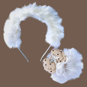 Fur Hairband and Scrunchie Set | Soft Plush Hair Accessories | Stylish Hair Set