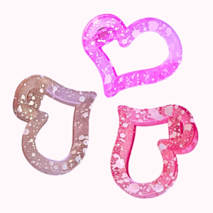 Heart Shape Mini Hair Claws | Cute Small Hair Clips | Stylish Hair Accessories